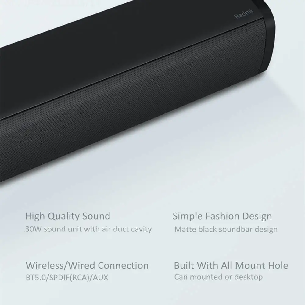 ТВ Саундбар 30 Вт Bluetooth-совместимый динамик 5 0 настенное крепление Система