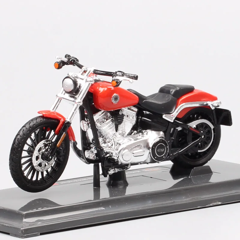 

1/18 весы Maisto 2016 HD разрыв Softail, мотоцикл, литая игрушечная машинка, миниатюры, низкая езда, спортивный мотоцикл, красный подарок для хобби