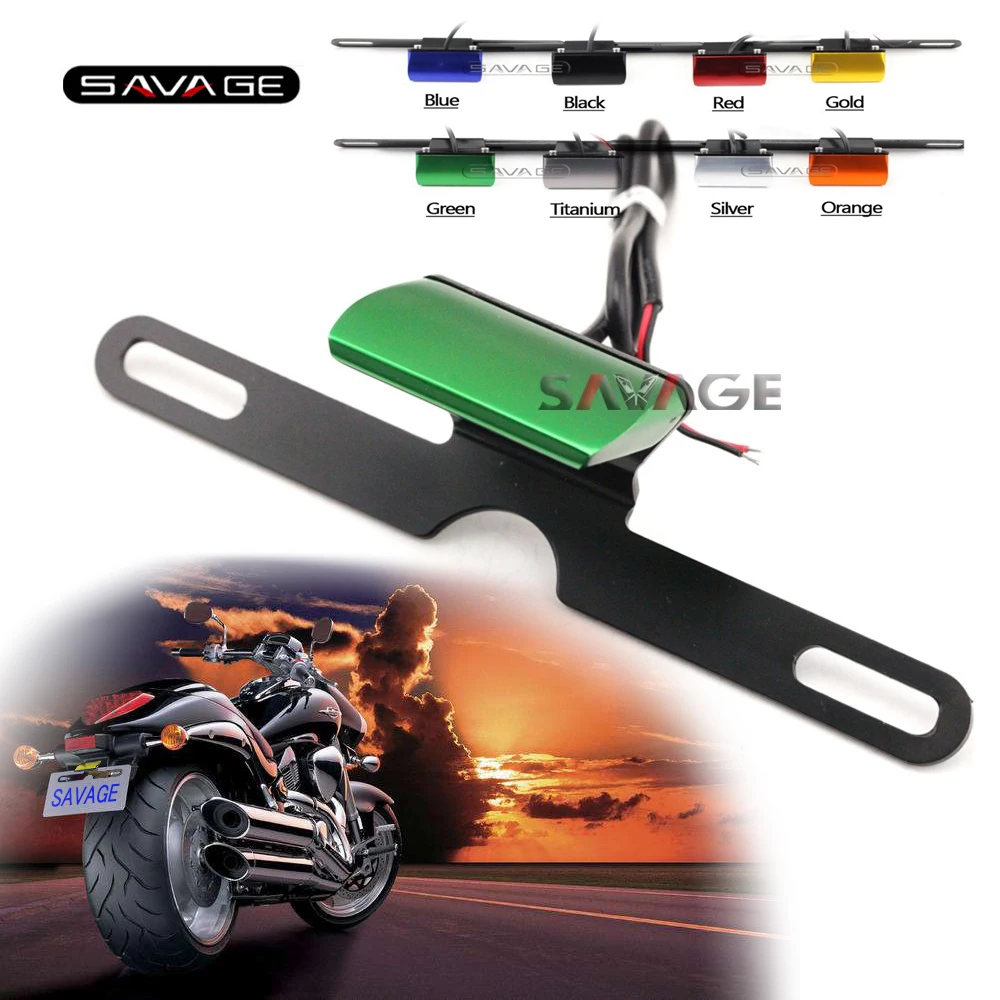 Универсальный светодиодный светильник номерного знака для Kawasaki Ninja Zx6r Zx7r Zx9r Zx10r