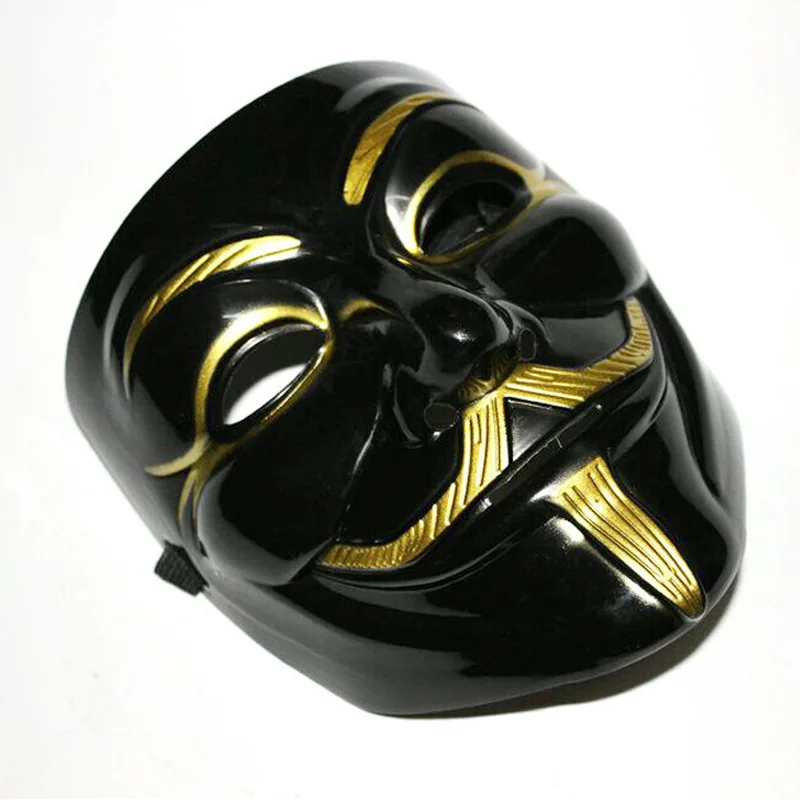 1 шт. Лидер продаж вечерние маски V for Vendetta анонимные маска Гай Фокс нарядное