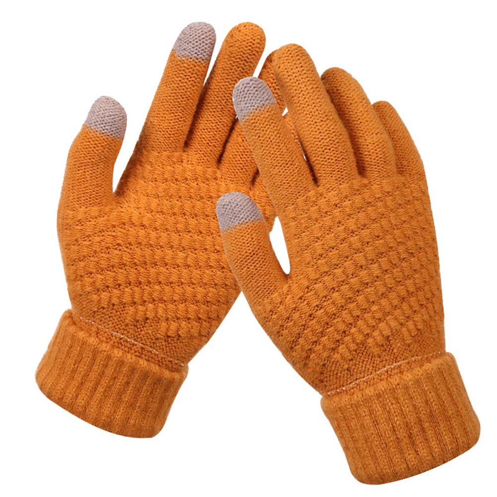 

2 Pair of Creative Unisex Knitted Touch Screen Finger Winter Warm Hands Protection Costume for Outdoor