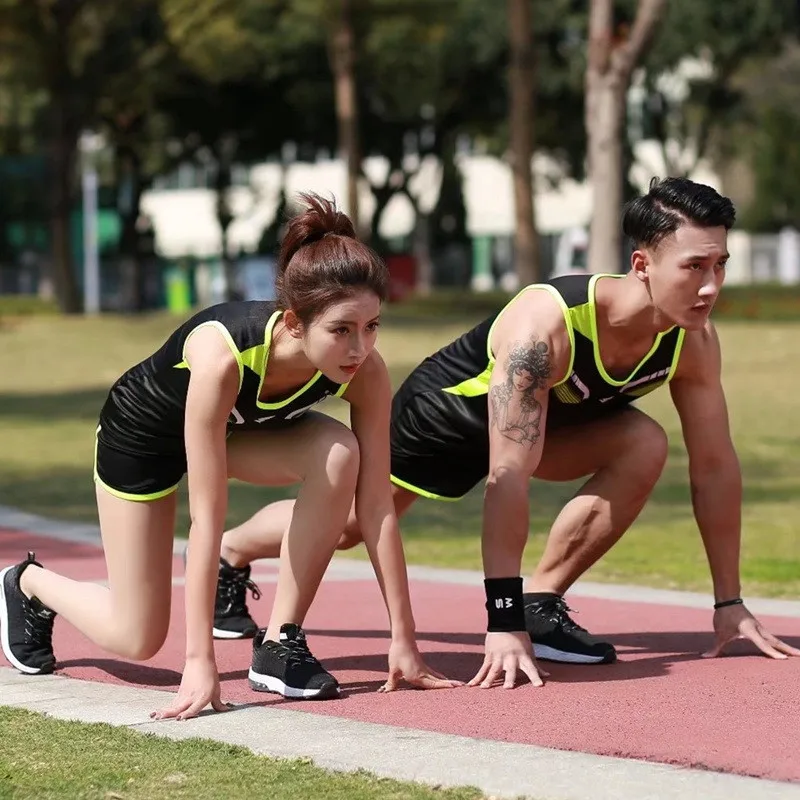 Спортивный костюм для мужчин и женщин спортивный бега фитнеса шорты влюбленных