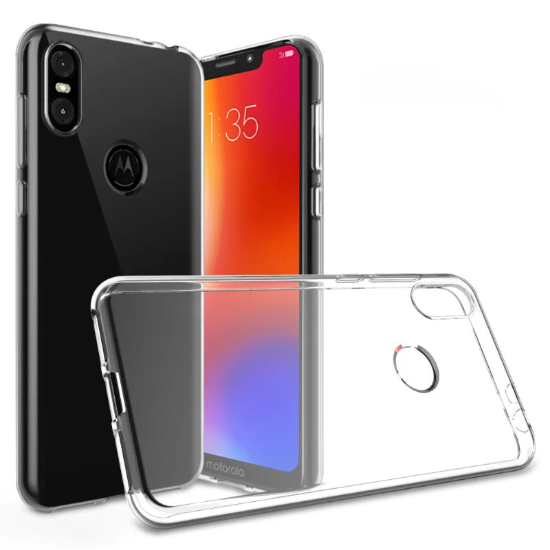 Мягкие силиконовые прозрачные ТПУ чехлы для Motorola Moto One MotorolaOne чехол кристально