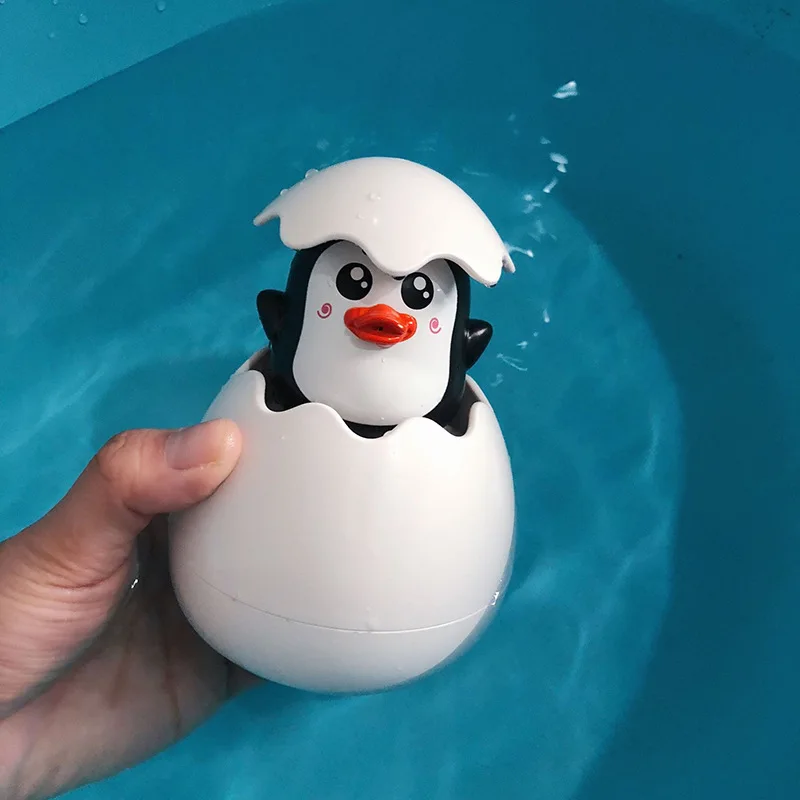 Детская игрушка для купания милая разбрызгиватель воды в виде яиц утиный Пингвин