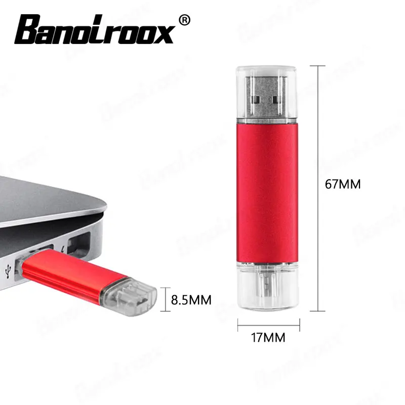 USB флеш накопитель OTG для смартфона 64 ГБ 128 otg usb 2 0 4 8 16 32 ГБ|USB флэш-накопители| |