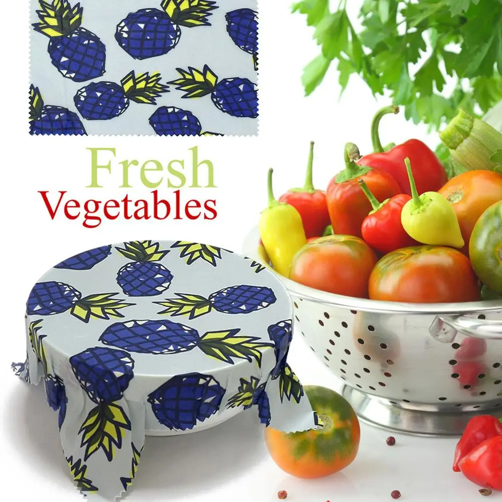 

1Pcs Beeswax Cloth Food Wrapping Paper Eco Friendly Food-grade Reusable Food Keep Fresh Wraps Natural Bee Wax Food Packaging