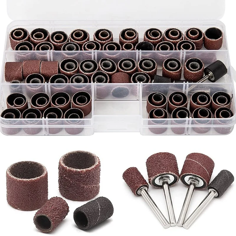 104 частей шлифовальной ленты барабан рукава шлифовальный комплект Фрезер для