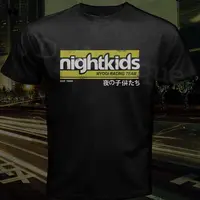 Night Kids Myogi Racing Team Est 1995 Nakazato Initial D Black Men Designs Men Summer Political T Shirts