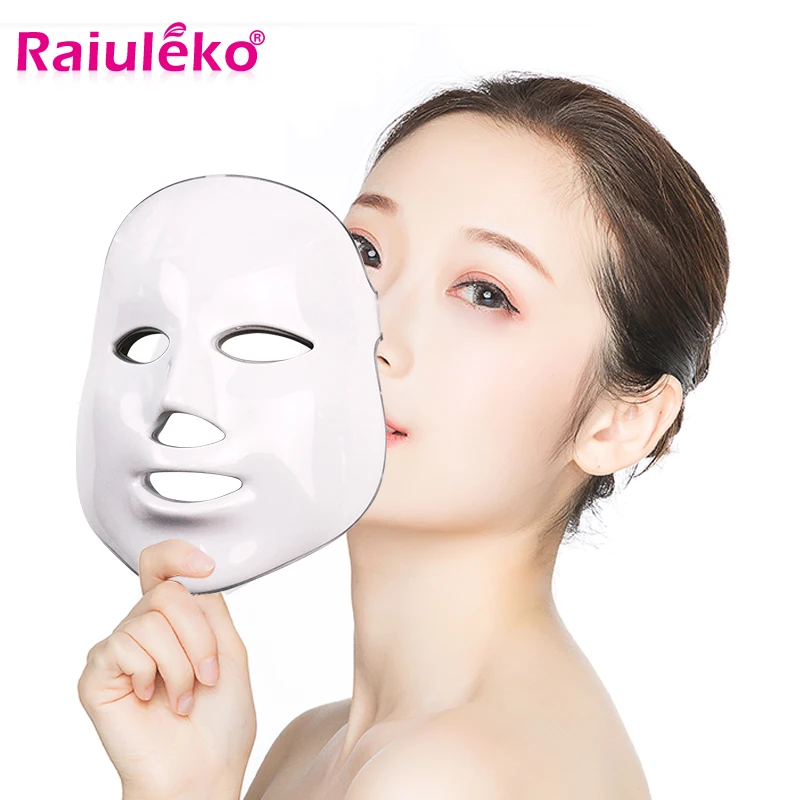 Фотоновая светодиодная маска для лица 7 цветов|Светодиодная лица| |