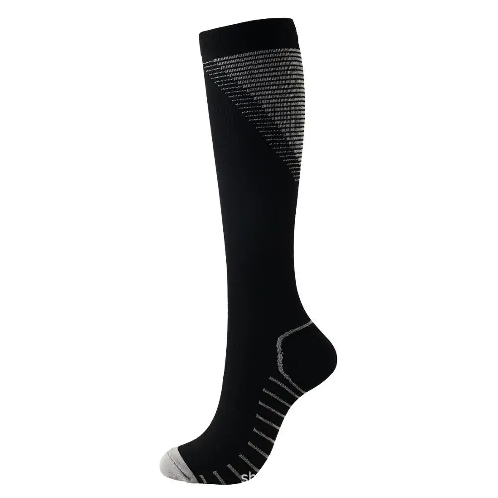 Running Socks Men Fashion Nylon Breathable Wicking Winter Sports Hiking Ski Bike Football Compression Cycling calcetines | Спорт и