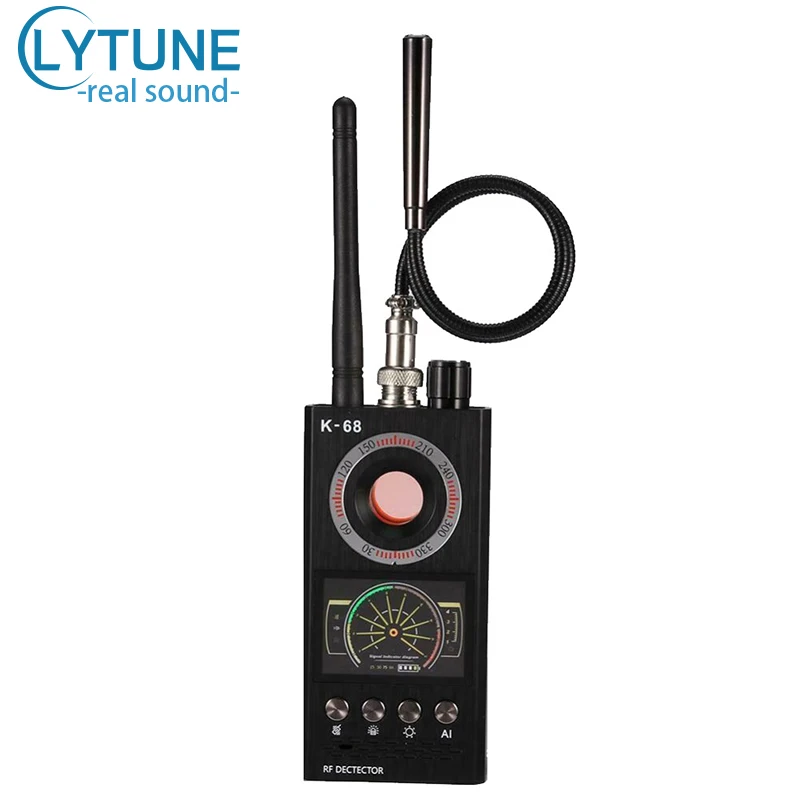 

K68 Multi-function Anti Detector Bug Audio SPY-Camera GSM Finder GPS Signal Lens RF Locator Tracker Detect Wireless Camera Cam