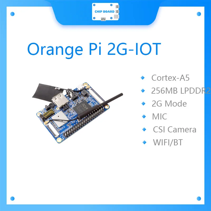 Оранжевый Pi 2G IOT Cortex A5 32bit Bluetooth Поддержка ubuntu (убу́нту операционная система linux и