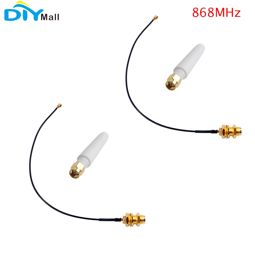 

2pcs/lot 868MHz LoRa Antenna U.FL IPEX to SMA Interface for ESP32 LoRa OLED Board