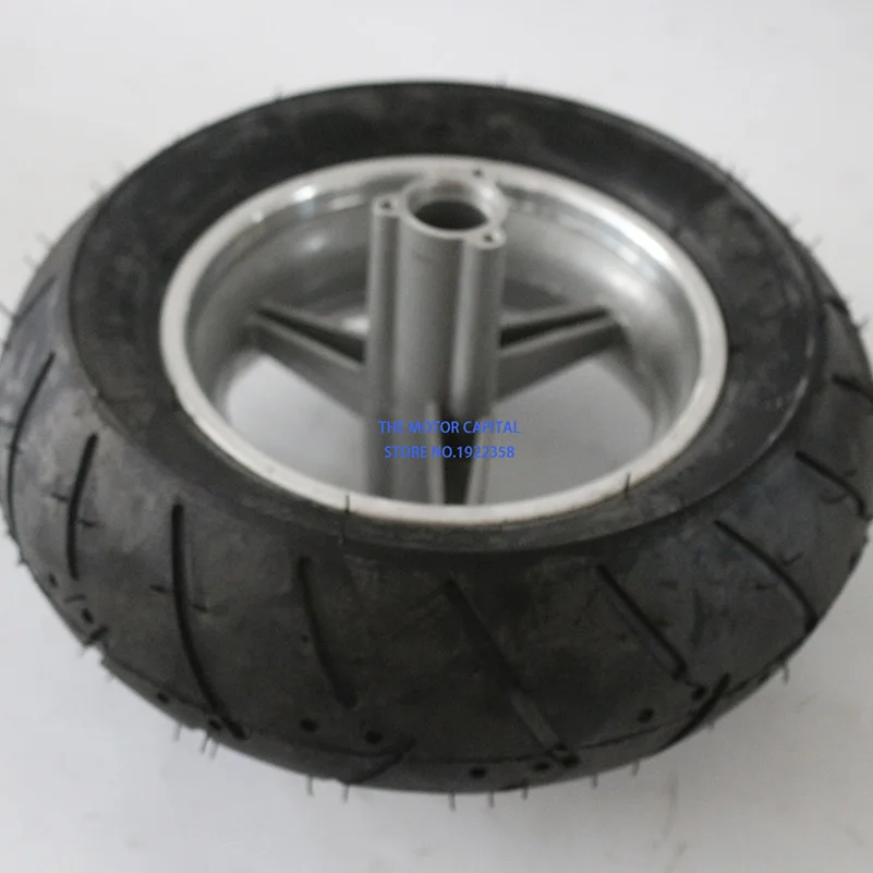 Задние колеса с Тормозным Диском Задняя звездочка для 47cc/49cc 2 stoke Mini pocket bike 6 5 90/65