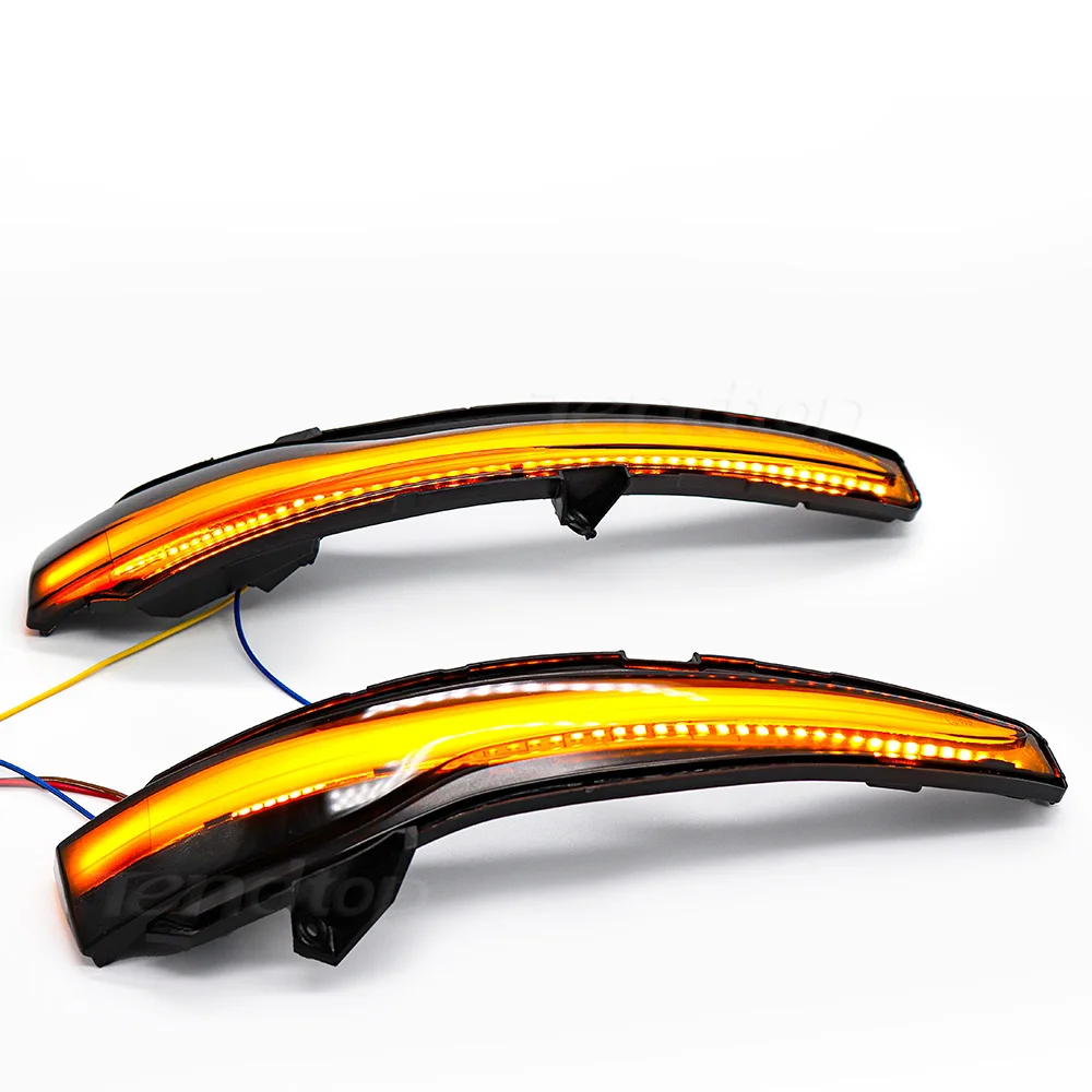 

2pcs Dynamic LED Turn Signal Lamp For Benz C E S GLC Class W205 X253 W213 W222 Rearview Mirror Indicator Car Lights