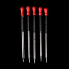 Пипетка 0,5 мл, 1 мл, 2 мл, 3 мл, 5 мл, стеклянная капельница с резиновой головкой, прозрачное стекло лабораторная пипетка, пипетка со шкалой, лабораторные принадлежности