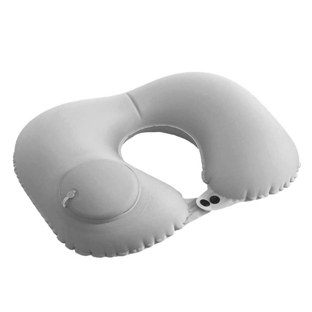 Neck Pillow Inflatable Portable Travel Support Rest Protective Cushion Headrest Soft U Memory | Дом и сад