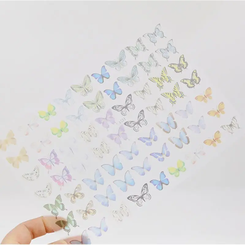 

4Pcs 3D Colorful Butterfly Heat Shrink Handmade Nail Art Earrings Shrinks Dinks Jewelry Making