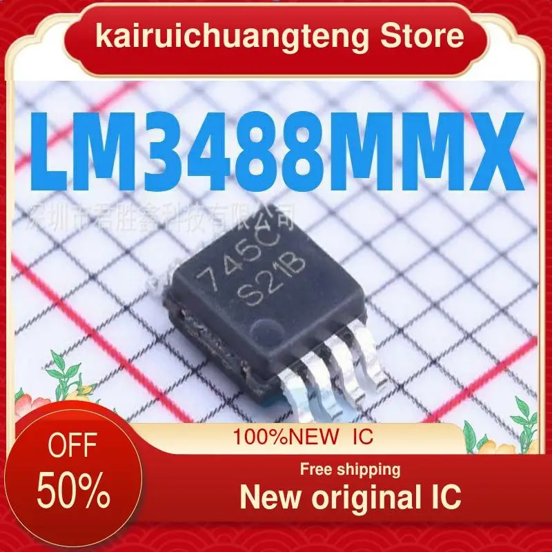 

(1PCS) LM3488MMX/NOPB LM3488MM MSOP8 S21B || New original IC
