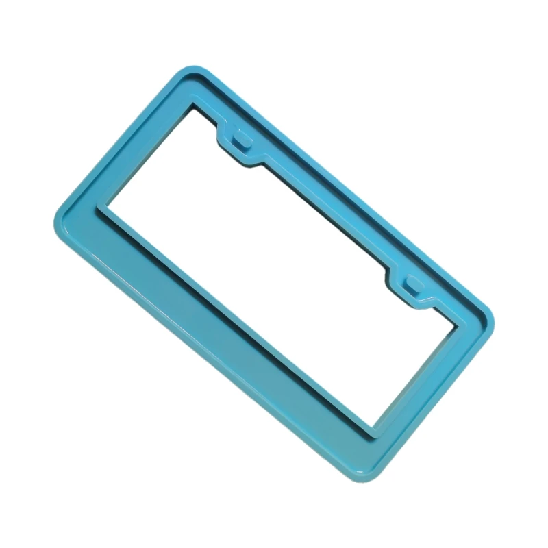 

DIY Crafts Jewelry Epoxy Resin Mold License Plate Frame Casting Silicone Mould U4LF