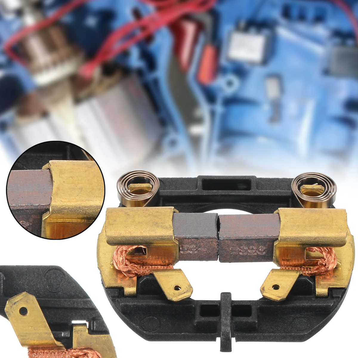 Металлическая углеродная щетка Беспроводная Дрель Угольная щетки для DCD730 DCD735