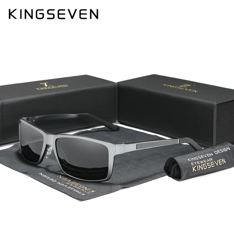 KINGSEVEN 2020 мужские солнцезащитные очки из алюминиево магниевого сплава
