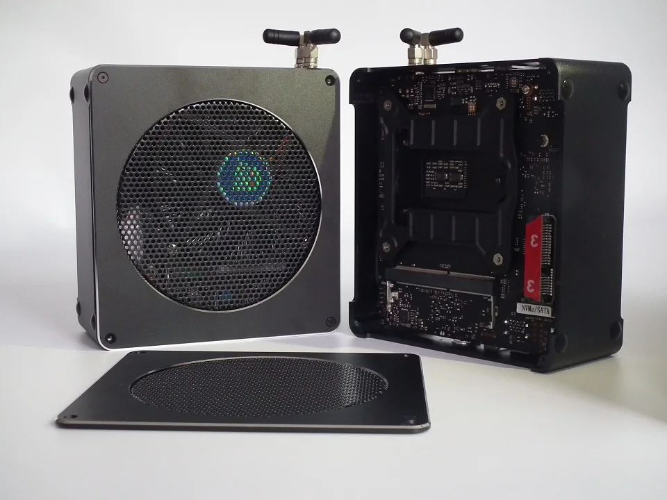 Высококачественный игровой компьютер i9 8950HK i5 8300H i7 8750H 6 ядер 12 потоков 64 Гб DDR4 Nvme M.2 Nuc Мини ПК Win10 Pro AC WiFi