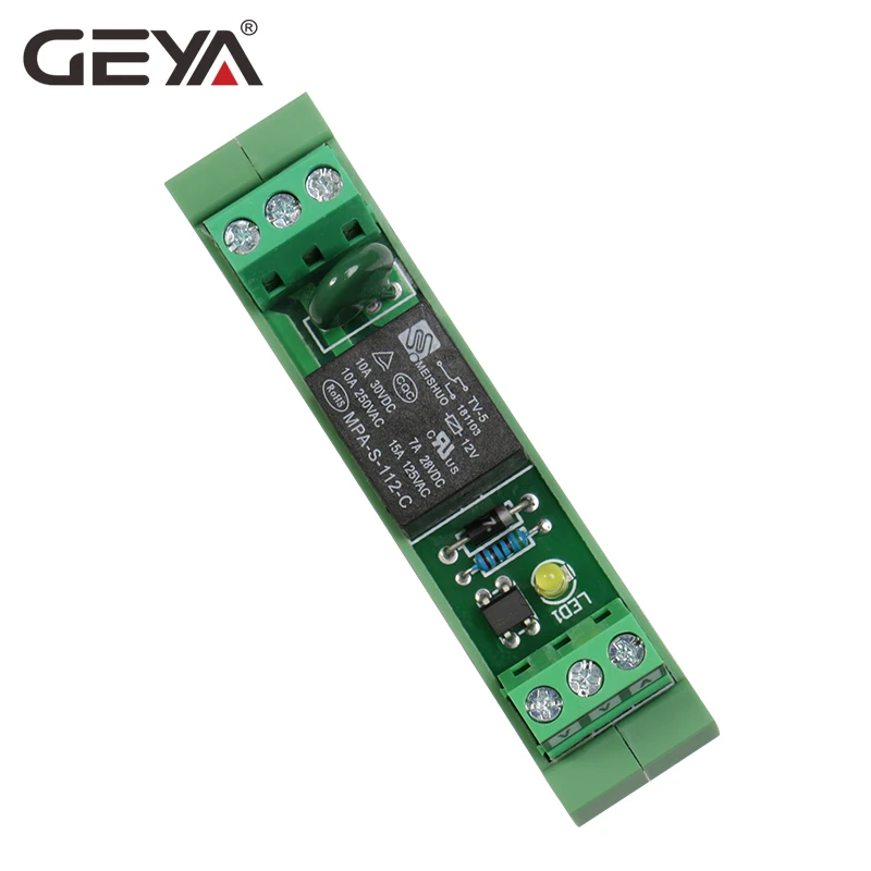 GEYA 1 способ релейный модуль 12V 24V 230V Силовые транзисторы NPN PNP Интерфейс