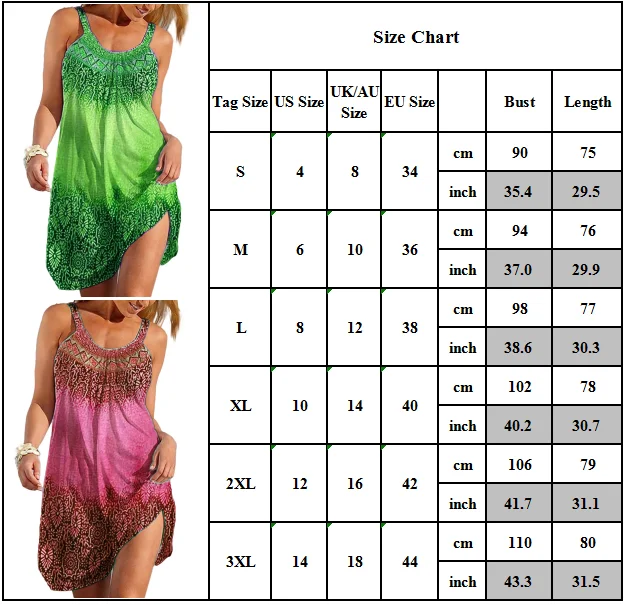 

VICABO Woman Dress Women's Boho Strappy Loose Mini Sundress 2021 Summer Beach Holiday Casual Women Dress