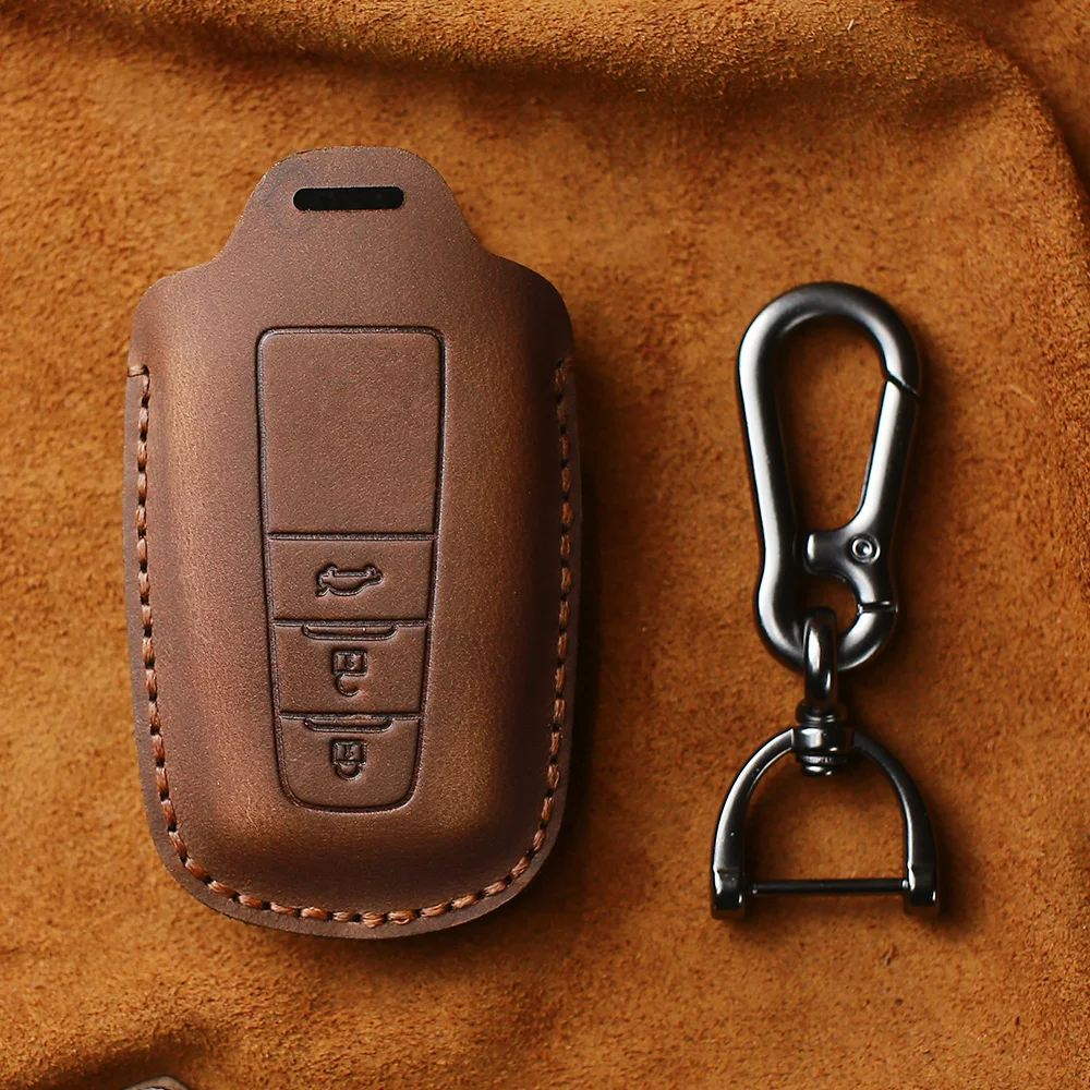 Чехол держатель для автомобильных ключей KEYYOU чехол из натуральной кожи с