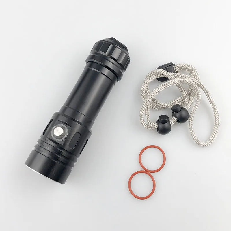 Super bright Diving Flashlight L2 LED IPX8 highest waterproof rating Professional diving light Powered by 18650 or 26650 battery | Освещение