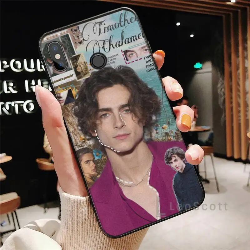 

Timothee Chalamet Phone Case For Xiaomi Redmi note 4 4X 8T 9 9s 10 K20 K30 cc9 9t pro lite max