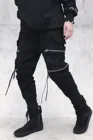 Мужские брюки-карго в стиле хип-хоп, повседневные брюки-карандаш на молнии в национальном стиле, осень 2020