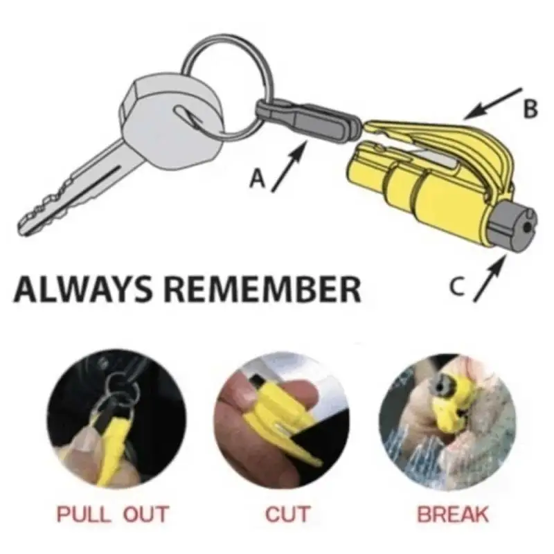 Автомобильный Безопасность молоток Весна Тип аварийный с оконный брейкер удар