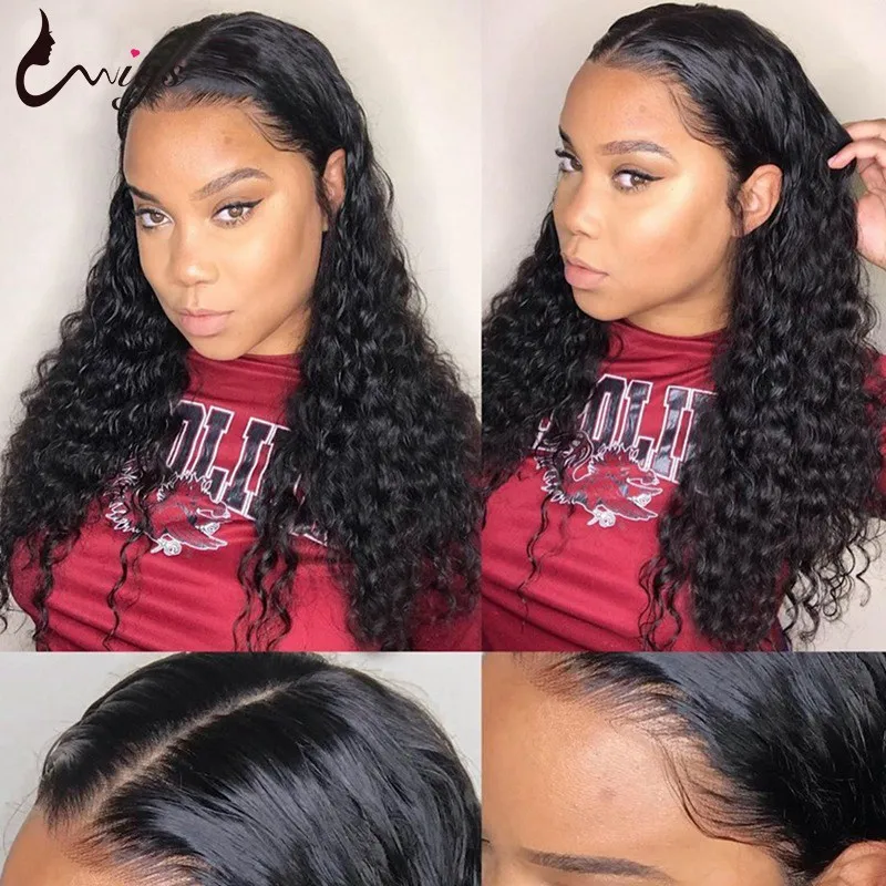 Перуанские свободные волнистые парики фронта шнурка 13x4 дюйма человеческие