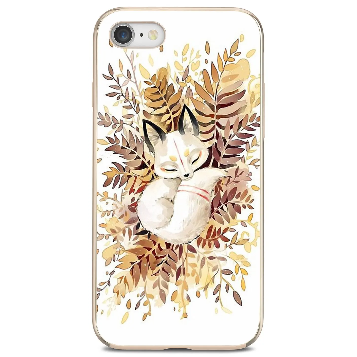 Акварельные лисы Red Baby Fox animal для Samsung Galaxy A10 A30 A40 A50 A60 A70 S6 Active Note 10 Plus Edge M30 мягкие