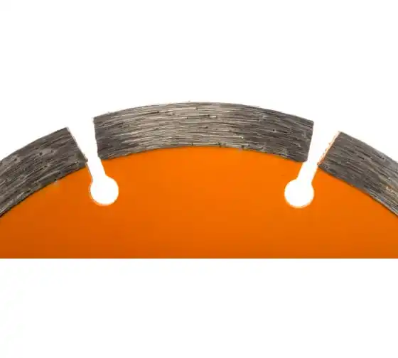 Диск алмазный отрезной сегментный 125х22 2 мм сухая резка Вихрь | Инструменты