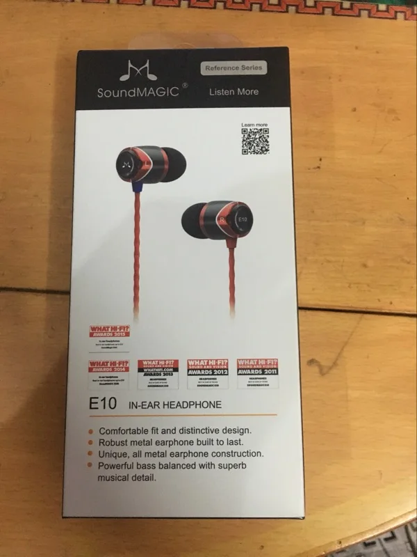 Новые Оригинальные наушники-вкладыши Soundmagic Sound MAGIC E10 с шумоизоляцией