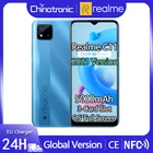 Смартфон realme C11, глобальная версия дюйма, 32 ГБ, Android 10, мобильный телефон дюйма, HD Full-экран, 6,5 мАч, камера 8 МП, зарядное устройство 10 Вт, Европейское зарядное устройство, 3 слота для карт, OTA