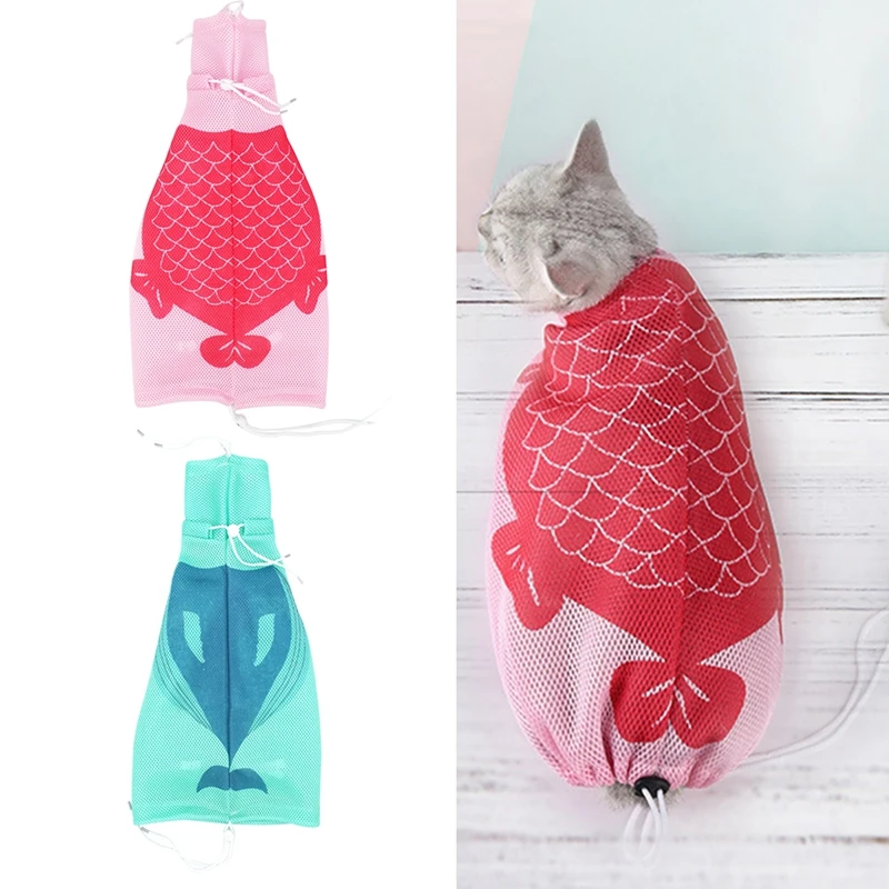 

1 шт., сумка для ванной с кошкой, креативная нейлоновая сумка для груминга кошек, сдержанная сумка для кошек, сумки для мытья кошек