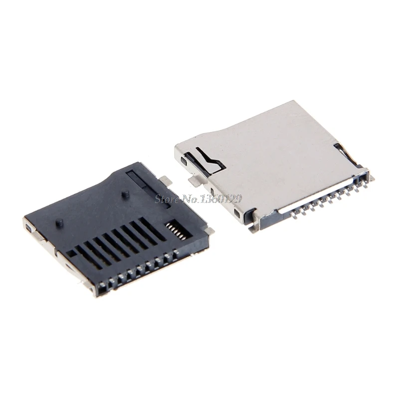 10PCS Push-Push Type TransFlash TF Micro SD Card Socket Adapter Automatic PCB Connector Wholesale&ampDropShip | Обустройство дома