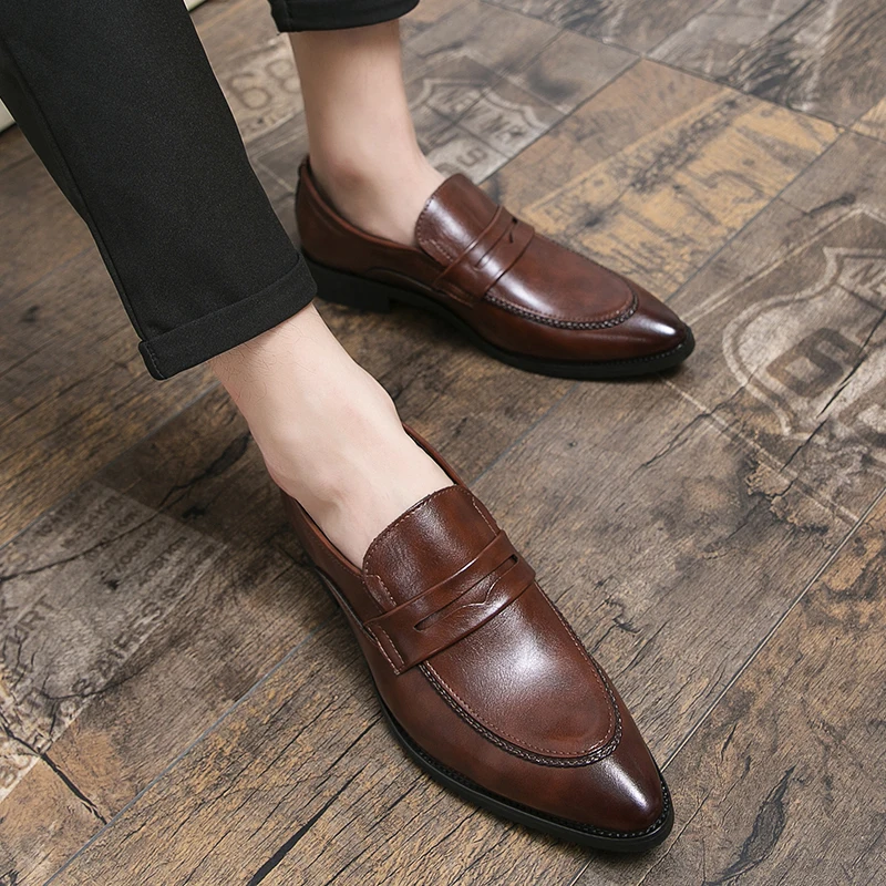 

Повседневная обувь; Обувь в деловом стиле; Сезон лето; sapato scarpe; Обувь ручной работы; Официальная повседневная мужская обувь; zapatos cordless