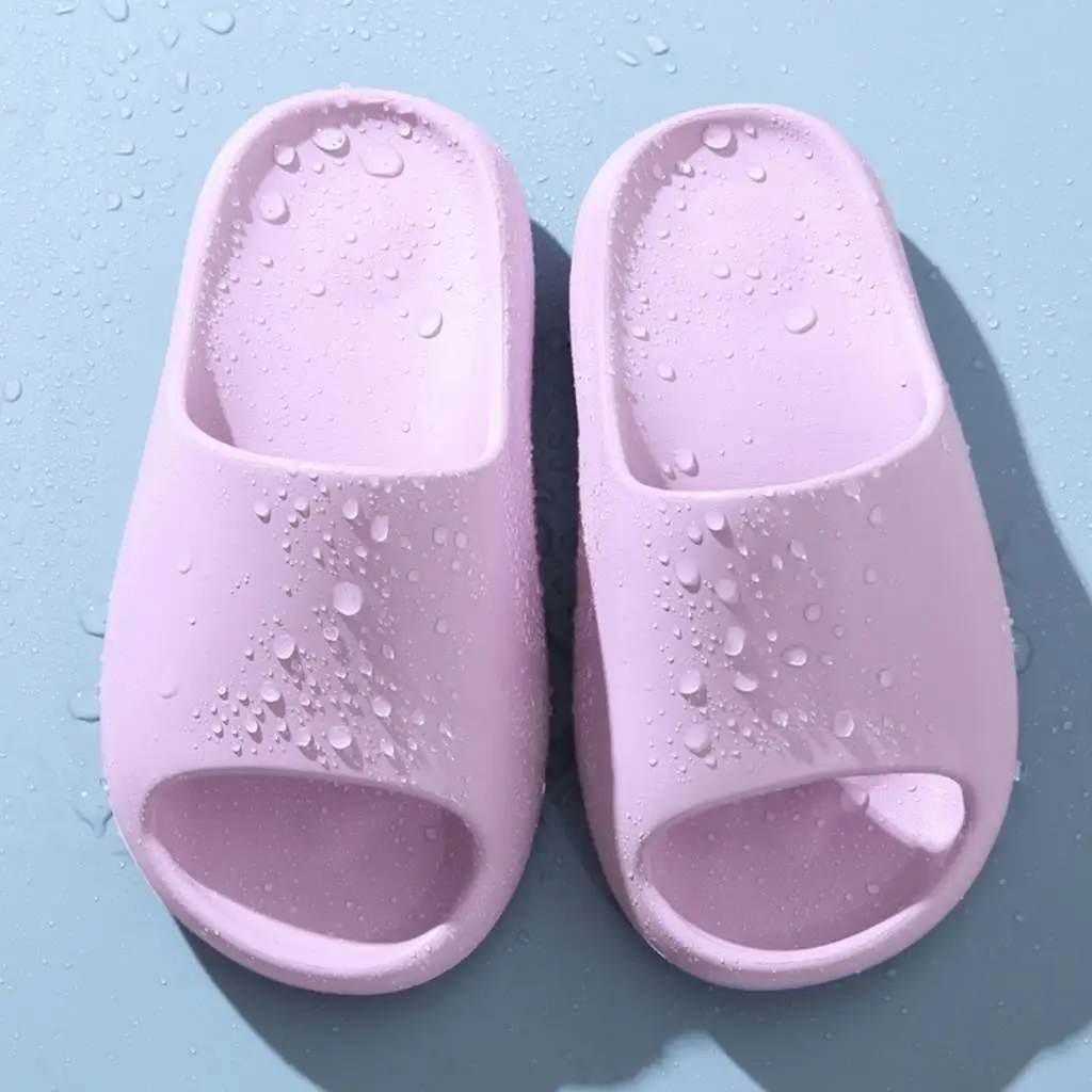 

Slippers For Boy Girl Home Shoes Summer Slides Flip Flops Soft Bottom Baby Indoor Slippers Beach Love Kids Shoes Family Style