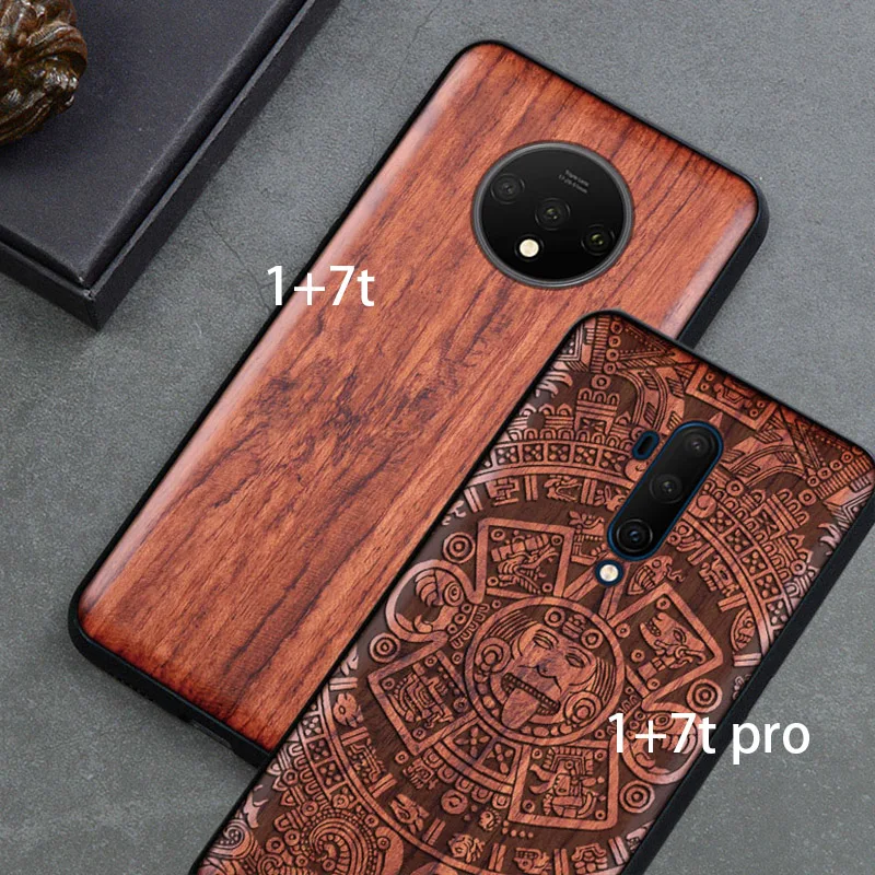 Чехол для телефона Oneplus 7t 7 pro оригинальный ТПУ чехол Boogic Wood OnePlus 6t 5t аксессуары