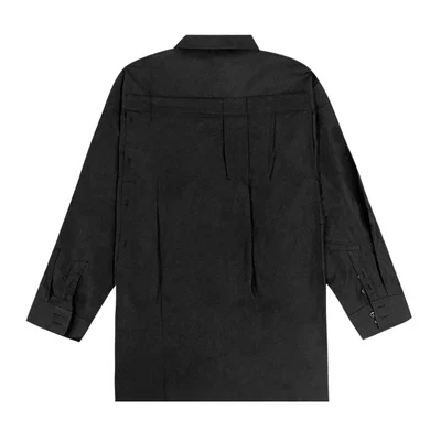 Женская мешковатая куртка с длинным рукавом и оборками | одежда