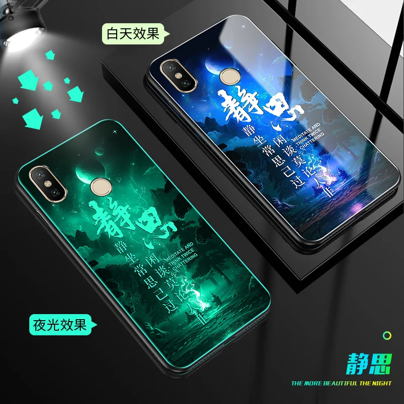 10 SemgCeKen Lu mi nous закаленное стекло чехол для Xiaomi mi 5x6x8 se lite 8se mi 8 mi x 2 2s 3 note 3 mi x2 mi x3 Роскошный чехол для телефона - Цвет: 10