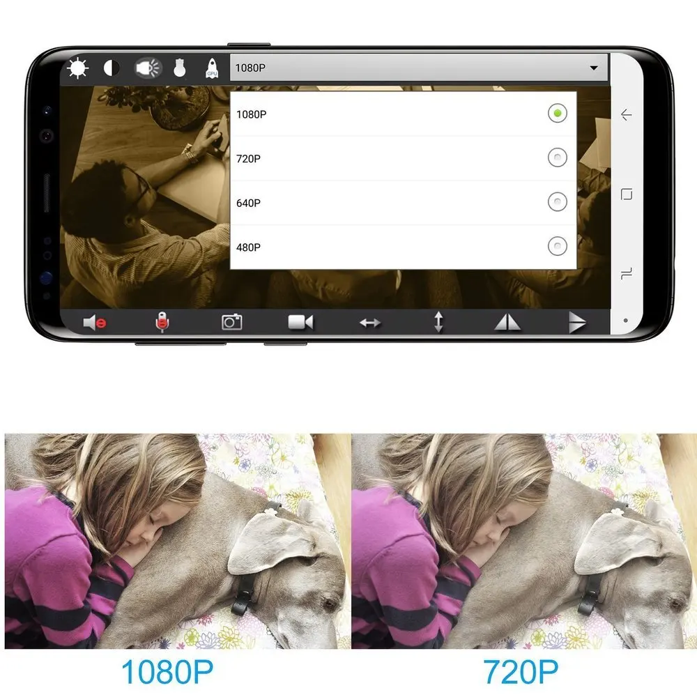 1080P Full HD H.264 ультра мини Wi Fi гибкая камера видеозаписывающее устройство