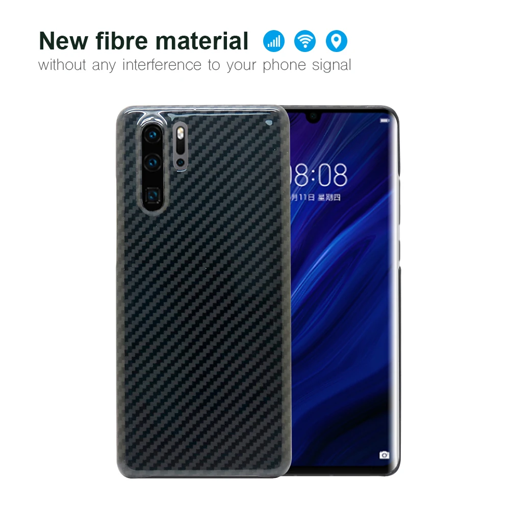 Для huawei P30 Pro Чехол из углеродного волокна ультратонкий арамидный защитный чехол для huawei P30 P30Pro