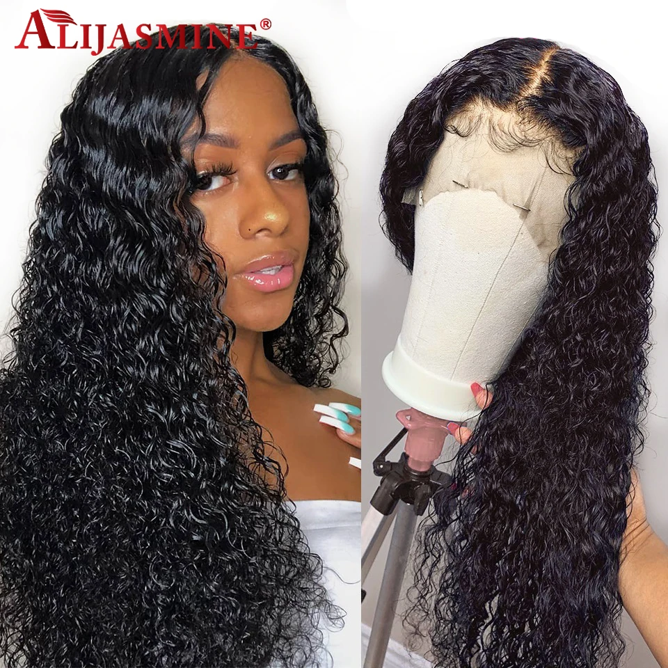 Зимний парик кудрявые 360 кружевные фронтальные человеческие волосы парики 130 150 180