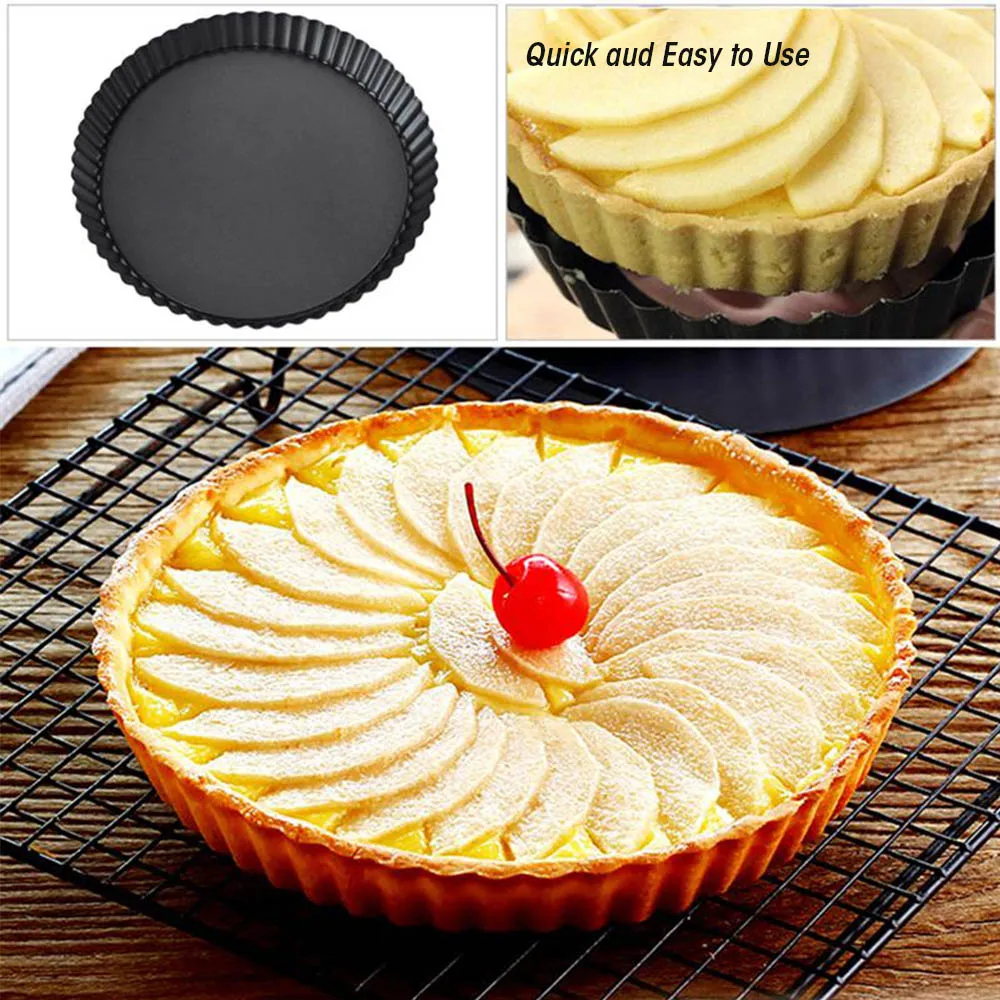 9 дюймов круглый противень для пиццы плесень 22 см антипригарная сковорода из